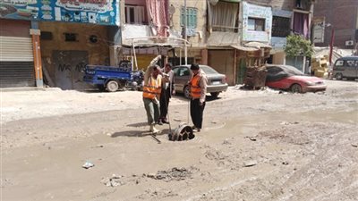 رئيس شمال الجيزة: حل مشكلة الصرف الصحي بشارع المطار خلال أيام