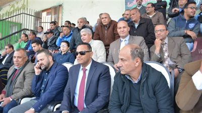 محافظ الدقهلية يشهد مبارة المنصورة والرجاء | صور