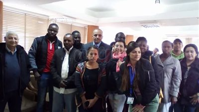 وفد متعدد الجنسيات يستعرض تقنيات الزراعة بالإسماعيلية