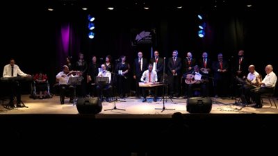 «كورال الفن الأصيل» يبدع بأغاني الزمن الجميل في ساقية الصاوي (صور)