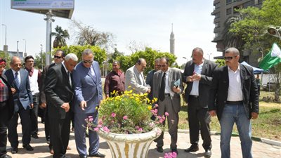 محافظ الجيزة يفتتح أعمال تطوير 3 حدائق عامة في العجوزة