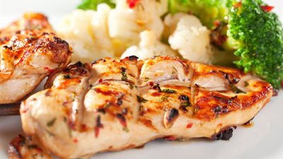 صدور الفراخ لمرضى السكر من مطبخ الشيف رحاب حمودة