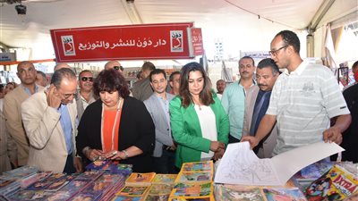 افتتاح الدورة الأولى من معرض دمياط للكتاب (صور)
