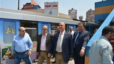 الفضالي وصبرة يتفقدان محطات مترو الأنفاق