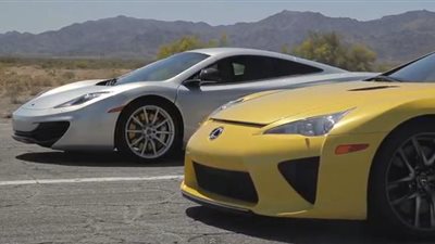 بالفيديو.. تحدٍ بين أسرع أربع سيارات فى العالم