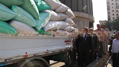 بالصور.. محافظ المنوفية يتفقد صوامع شبين الكوم