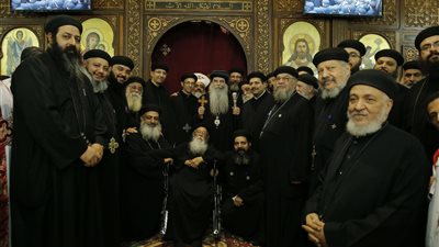 أسقف شمال الجيزة يرسم 3 كهنة جدد