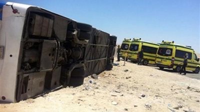 بعد ساعات من كارثة الميكروباص.. إصابة 28 شخصا في انقلاب أتوبيس بقنا