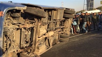 أسماء مصابي حادث الصحراوي الغربي في قنا