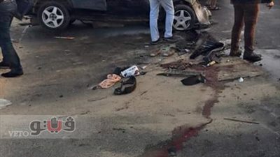 بالصور.. مصرع رجل وسيدة في حادث سير في الشرقية