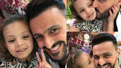 بالصور.. رامز جلال يحقق أمنية الطفلة «فريدة» مريضة السرطان