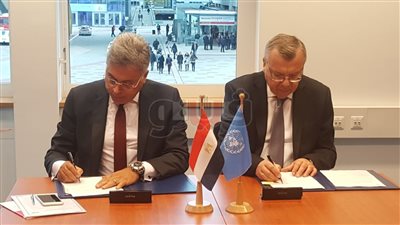 رئيس الرقابة الإدارية يلتقي مدير مكتب الأمم المتحدة لمكافحة الجريمة