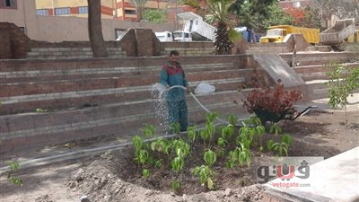 بالصور.. تجميل وتطوير مزلقان الدويقة في منشأة ناصر