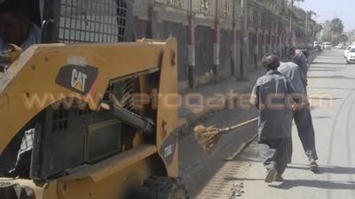 بالصور.. حملة مكبرة للنظافة العامة بالفيوم