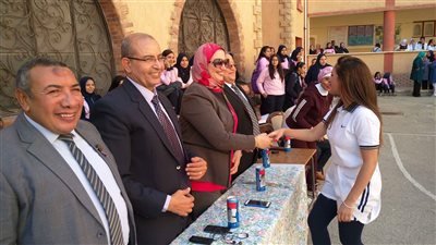 بالصور.. انطلاق مهرجان التربية الرياضية بنات بمدارس بورسعيد