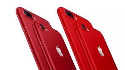 إطلاق آي فون 8 و8 بلس اليوم باللون الأحمر