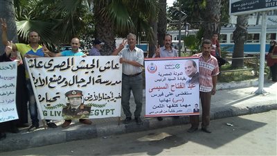 وقفة بالقائد إبراهيم للاحتفال بذكرى نصر أكتوبر (فيديو)