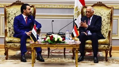 رئيس مجلس النواب العراقي يغادر مطار القاهرة الدولي