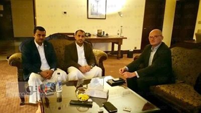 وفد حوثي يلتقي السفير الألماني لدى اليمن