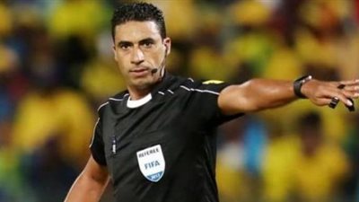 نور الدين الجعفرى حكما لمباراة مدغشقر والكونغو بدور الـ16