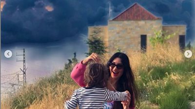 لاميتا فرنجية في جلسة تصوير جديدة مع ابنها على إنستجرام (صور)