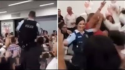 رد فعل غير متوقع للشرطة لحظة مداهمة حفل زفاف لبناني في أستراليا (فيديو)