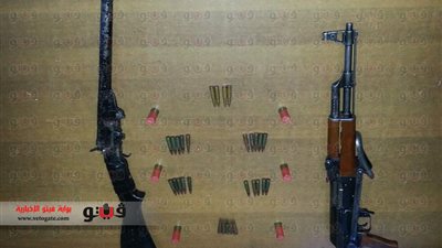 بالصور.. حملة أمنية تستهدف حائزى الأسلحة النارية بـ