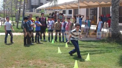 بالصور.. مكتبة دمنهور تستقبل الأطفال لقضاء إجازة نهاية العام