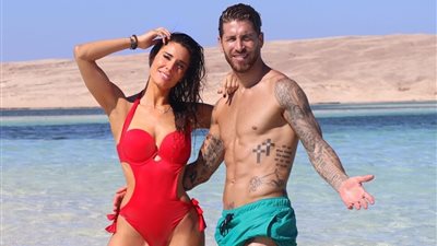 راموس وزوجته ضيفان على طيور النورس في جزيرة الجفتون