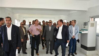 رئيس الهيئة القومية لمياه الشرب يزور محطة «مشتول السوق» بالشرقية