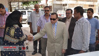 محافظ الإسماعيلية يتفقد أعمال الصيانة بعمارات الإعلام