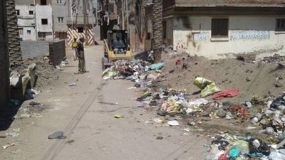 حملة نظافة في حي الكوثر بسوهاج