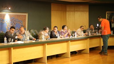 بالصور..وصول أعضاء مجلس «الصحفيين» لحضور مناقشة مشروع قانون مكافحة الإرهاب