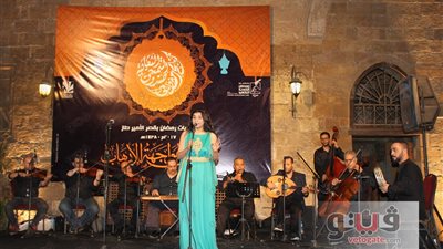 بالصور.. رحاب مطاوع تتألق في حفلها الرمضاني بقصر الأمير طاز