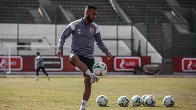 فقرة تصويبات على المرمى في مران الأهلي