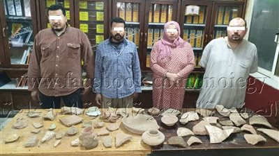 أمن القاهرة يضبط 13 متهما بالتنقيب عن الآثار بالوايلي والخليفة (صور)