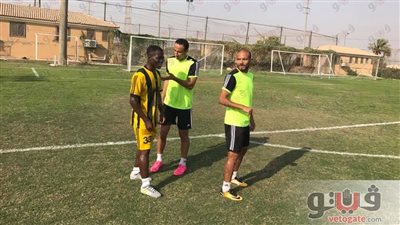 بالصور.. انتظام توريك وإبراهيم صلاح في تدريبات المقاولون