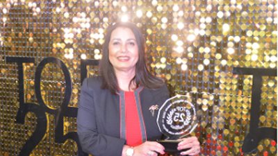 نيفين كشميري ضمن أقوى 25 سيدة تأثيرا في مؤسسات الأعمال 2018