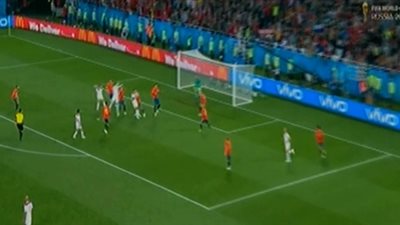 يوسف النصيري يتقدم بالهدف الثاني للمغرب في إسبانيا (فيديو)