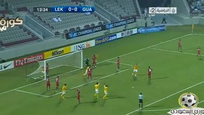 بالفيديو..لخويا القطري يخسر برباعية أمام جوانجزهو الصيني