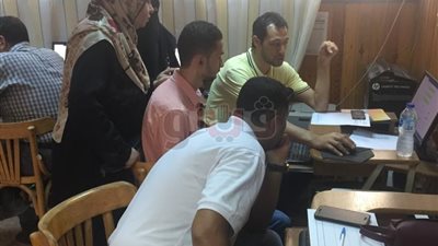 إقبال كثيف من الطلاب على تسجيل رغباتهم لاختبارات القدرات بجامعة المنصورة