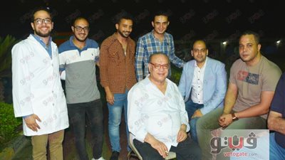 بالصور.. فريق عمل «وضع أمني» في سحور مستشفى المعلمين