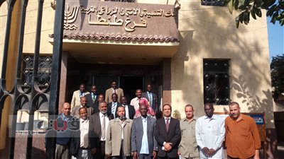 بالصور.. وفد سوداني يزور بنك التنمية والائتمان الزراعي بطنطا