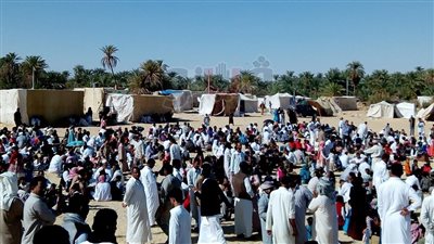 بالصور.. طقوس احتفالات أهالي سيوة بالليالي القمرية