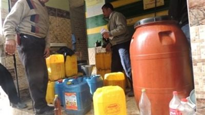 مصادرة 358 كيلو أرز وزيت مجهول المصدر في المنوفية