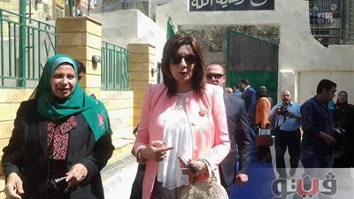 بالصور.. وزيرة الهجرة تصل مؤسسة الحرية لعرض برنامج أطفال بلا مأوى