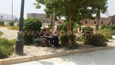 بالصور.. قلعة صلاح الدين توفر مقاعد للزوار لحمايتهم من أشعة الشمس