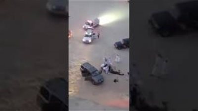 بالفيديو.. حادث مروع يتسبب في إصابة شابين ونفوق حصانين بالرياض