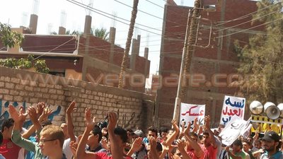 بالصور.. مسيرة لأنصار المعزول بالقرين في الشرقية