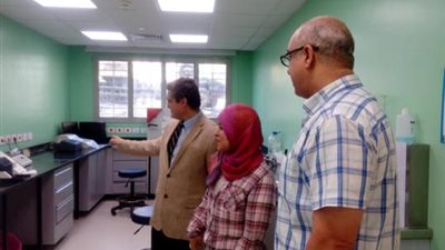 نائب محافظ الجيزة تزور مستشفى ثابت ثابت (صور)